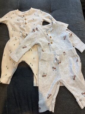 Twin coordinating outfits